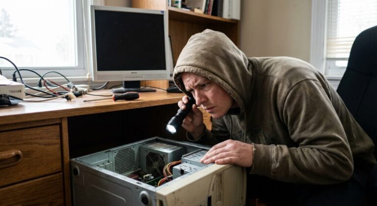 Troubleshooting a black screen on boot (checking POST beep codes)